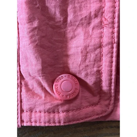 Vintage 90s Eddie Bauer Parka Coat Pink Removable Hood Women's Size Medium‎ - Picture 5 of 12